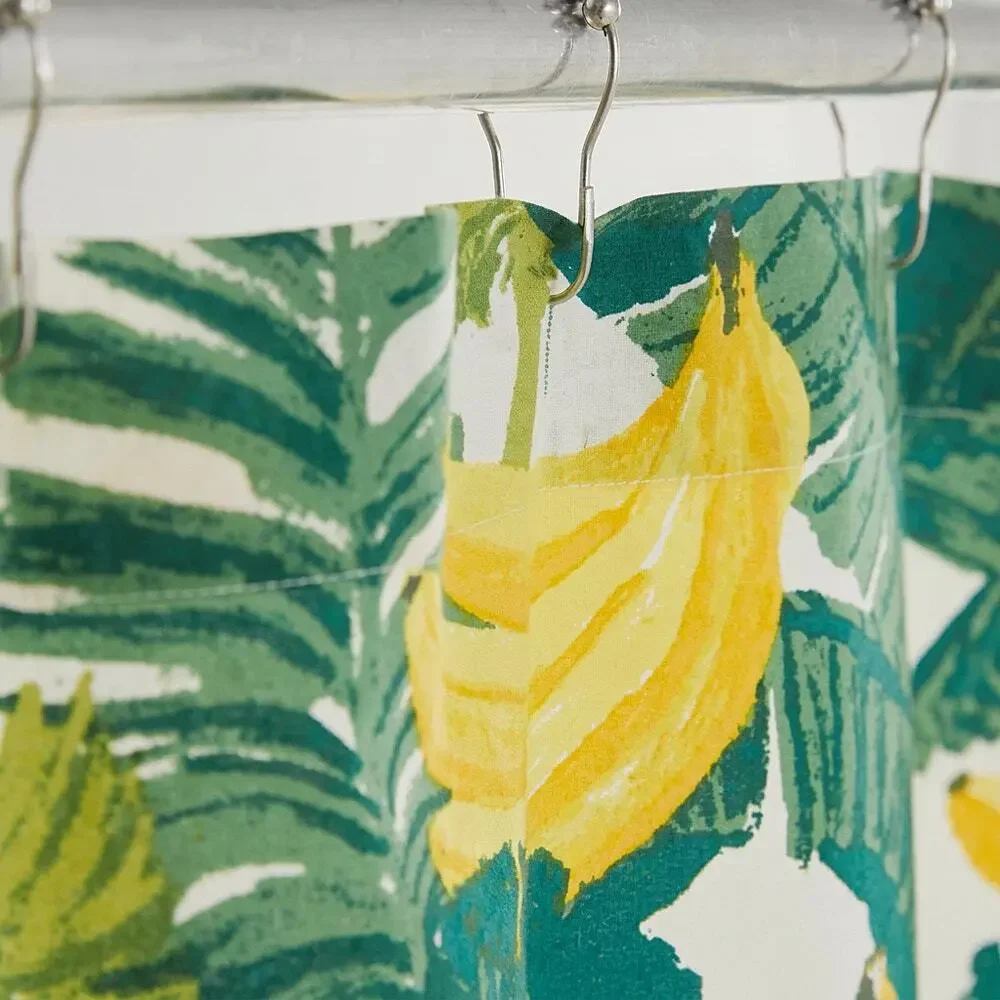 Urban Outfitters Allover Fruits Banana Jungle Shower Curtain
